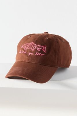 NWT Anthropologie Wyeth brown satin baseball cap 47 MLB Mini Logo Baseball Cap | Anthropologie main image 3