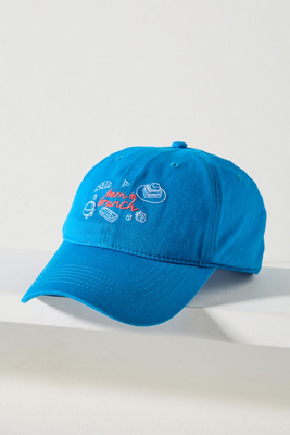 By Anthropologie Icons Baseball Cap In Blue