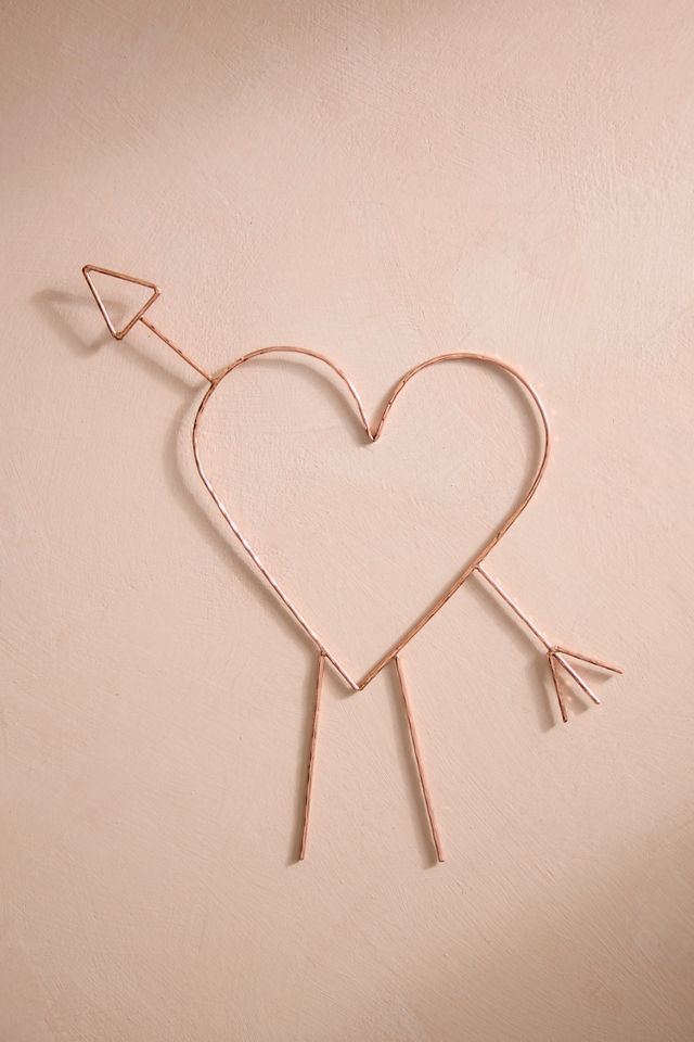 Heart + Arrow Copper Trellis #3