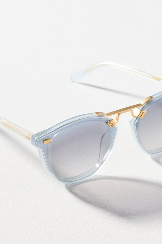 Krewe Beau Nylon Mirrored Circle Sunglasses | Anthropologie display picture 3