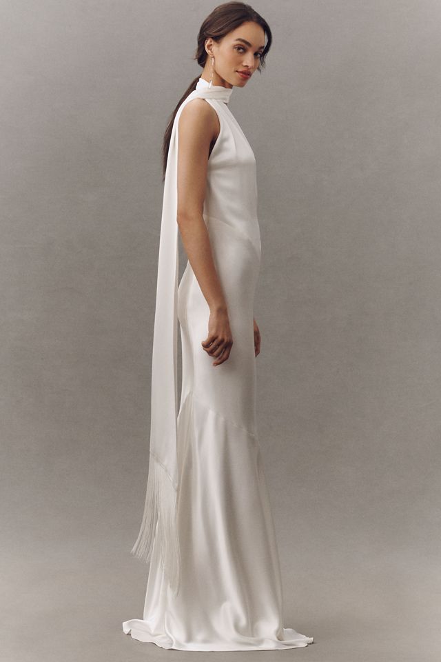 Retrofete Kelsa Satin Maxi Dress #2