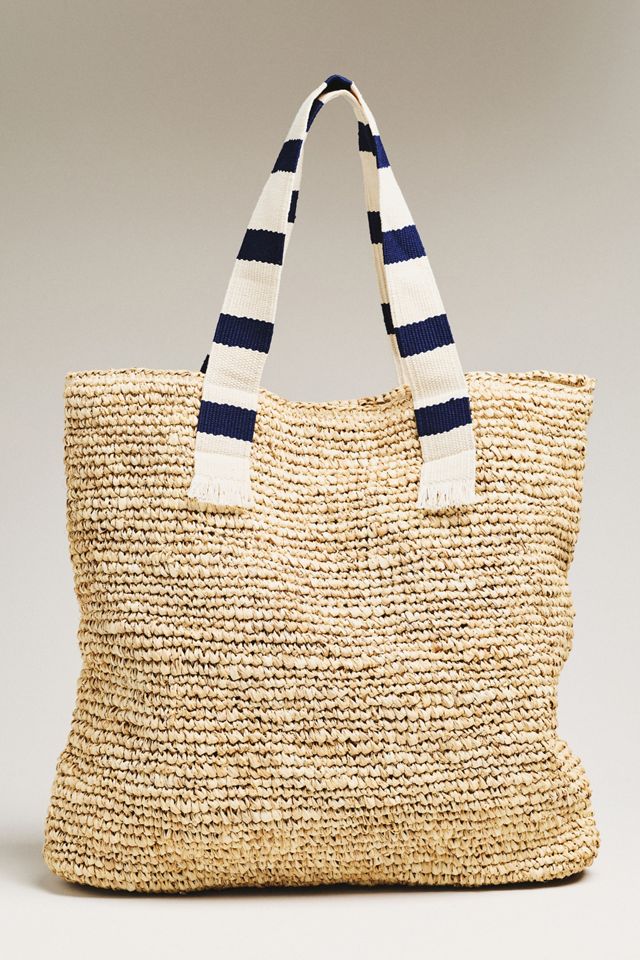 Sunshine Tienda Large Raffia Tote #1