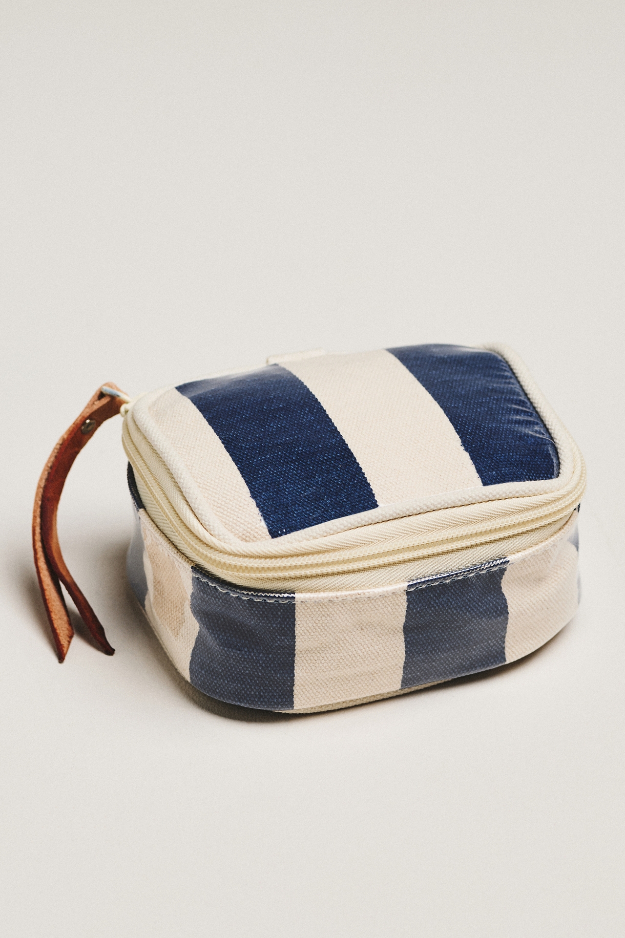 Sunshine Tienda Navy Stripe Jewelry Case