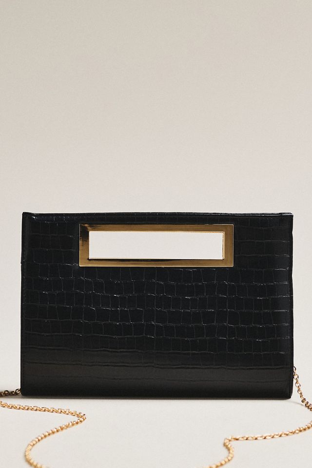 Lisi Lerch Chloe Faux-Croc Clutch #1