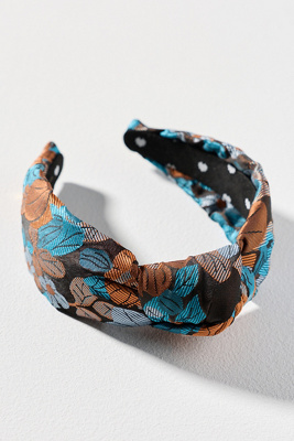 Lele Sadoughi Knotted Floral Headband In Multi