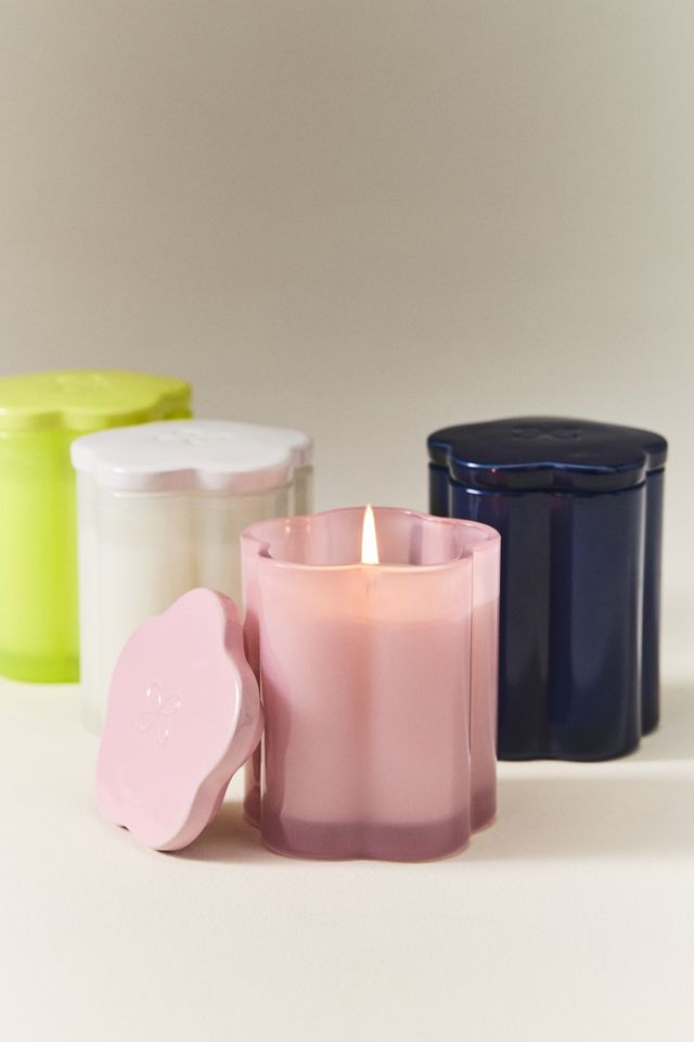 Maeve Floral Lemon Blossom Glass Candle #2