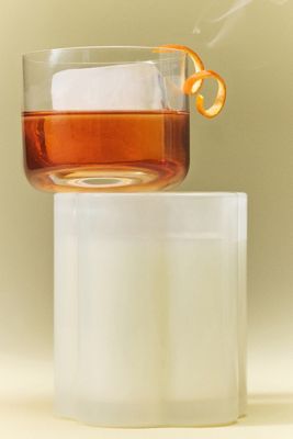 Maeve Fruity Strawberry & Blonde Wood Glass Candle
