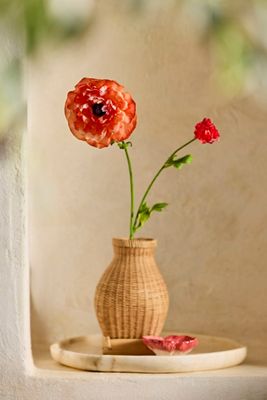 Faux Ranunculus Spray