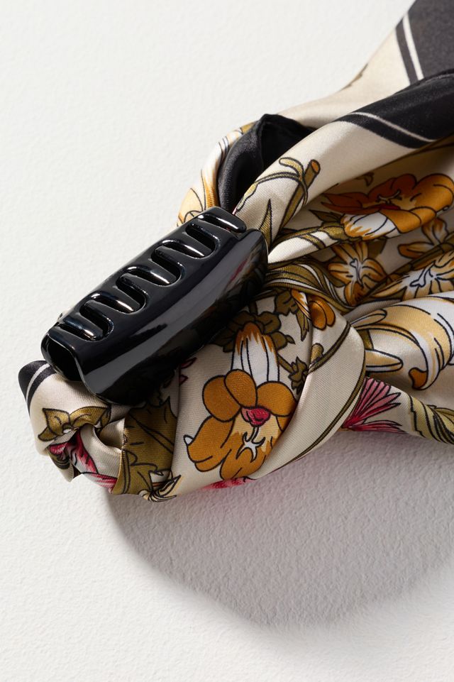 Scarf Hair Claw Clip #1
