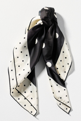 By Anthropologie Scarf Hair Claw Clip In Black