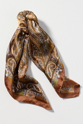 By Anthropologie Scarf Hair Claw Clip In Brown