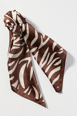 By Anthropologie Scarf Hair Claw Clip In Brown