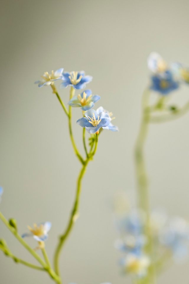 Faux Forget-Me-Not Spray #1