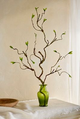 Faux Leafy Twig Spray