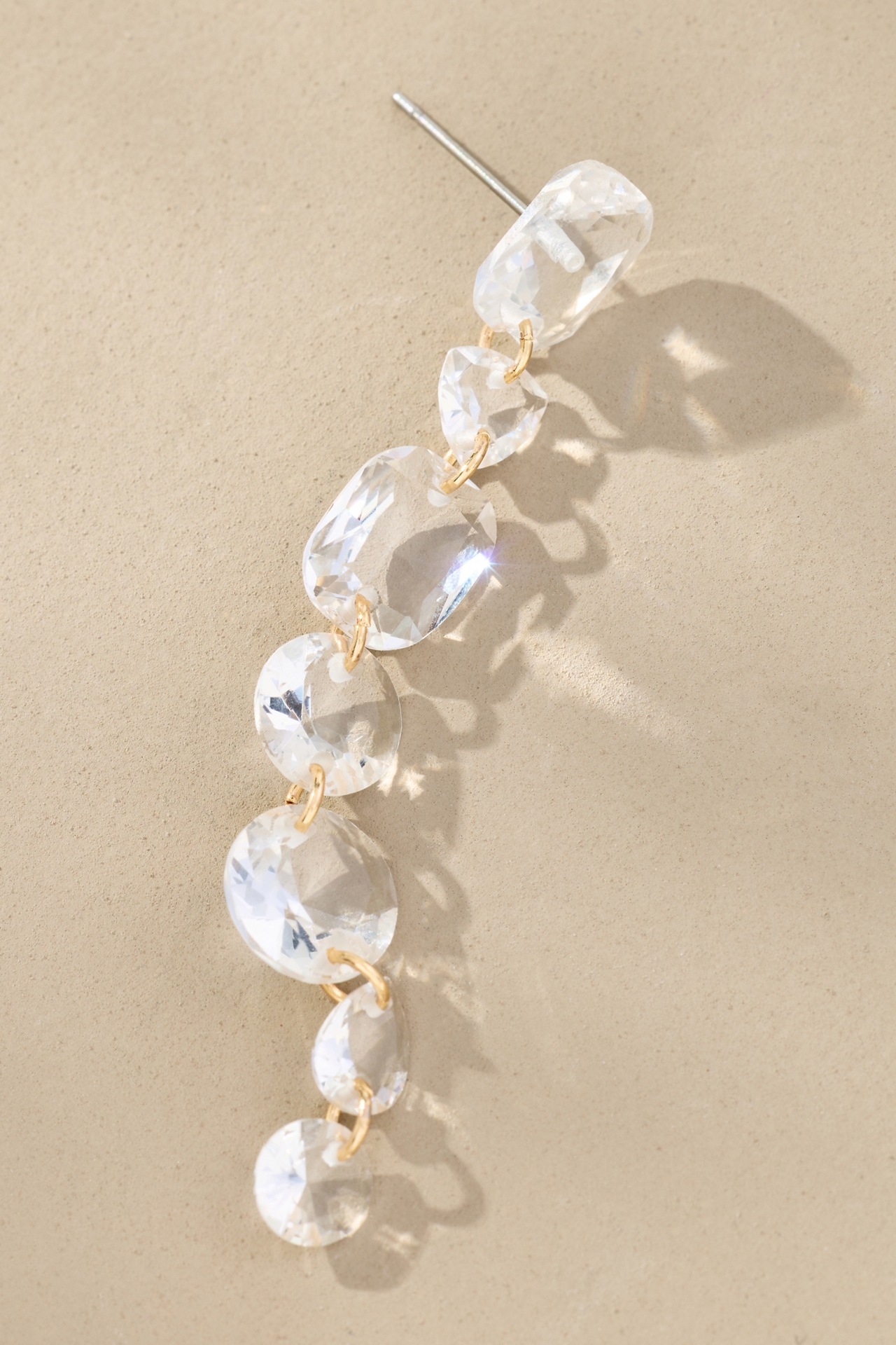 Crystal Stone Drop Earrings