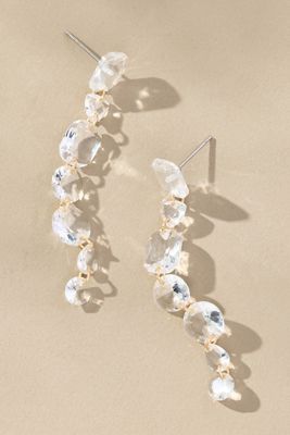 Crystal Stone Drop Earrings