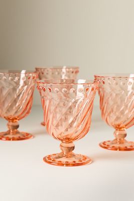 Esther Acrylic Goblets, Set of 4