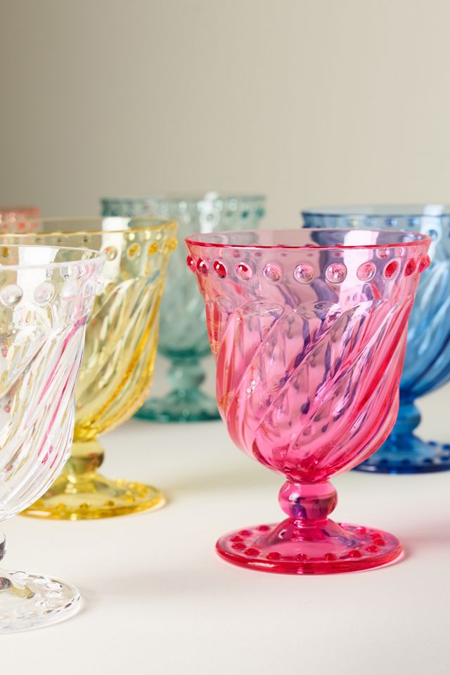Esther Mixed Acrylic Goblets, Set of 6 #1