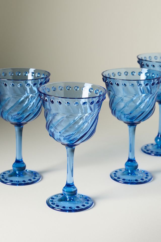 Esther Acrylic Wine Glasses, Set of 4 #1