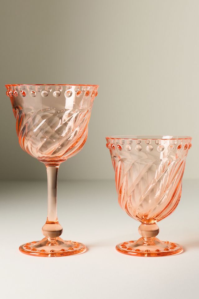 Esther Acrylic Wine Glasses, Set of 4 #4