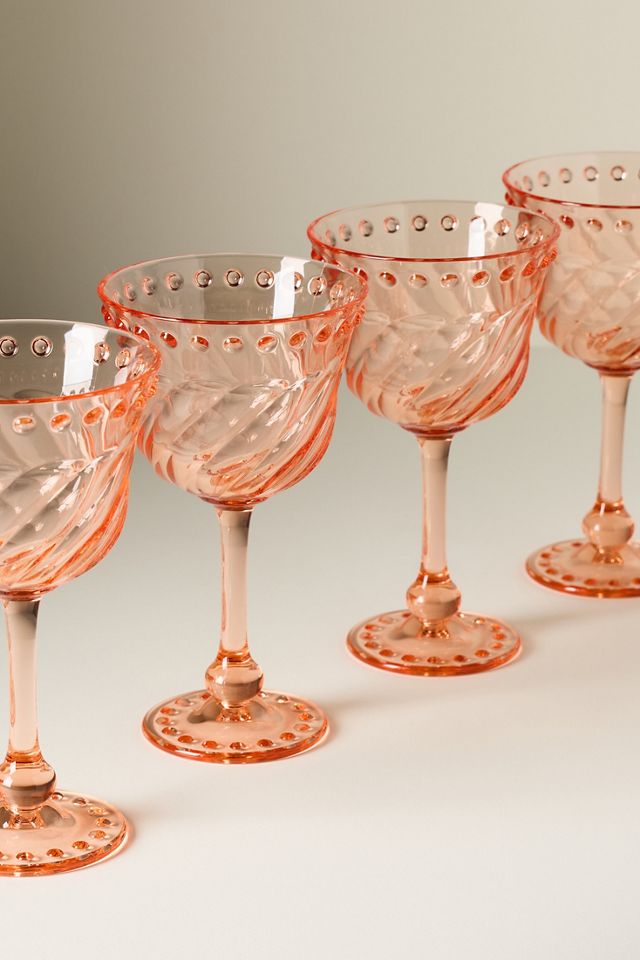Esther Acrylic Wine Glasses, Set of 4 #1