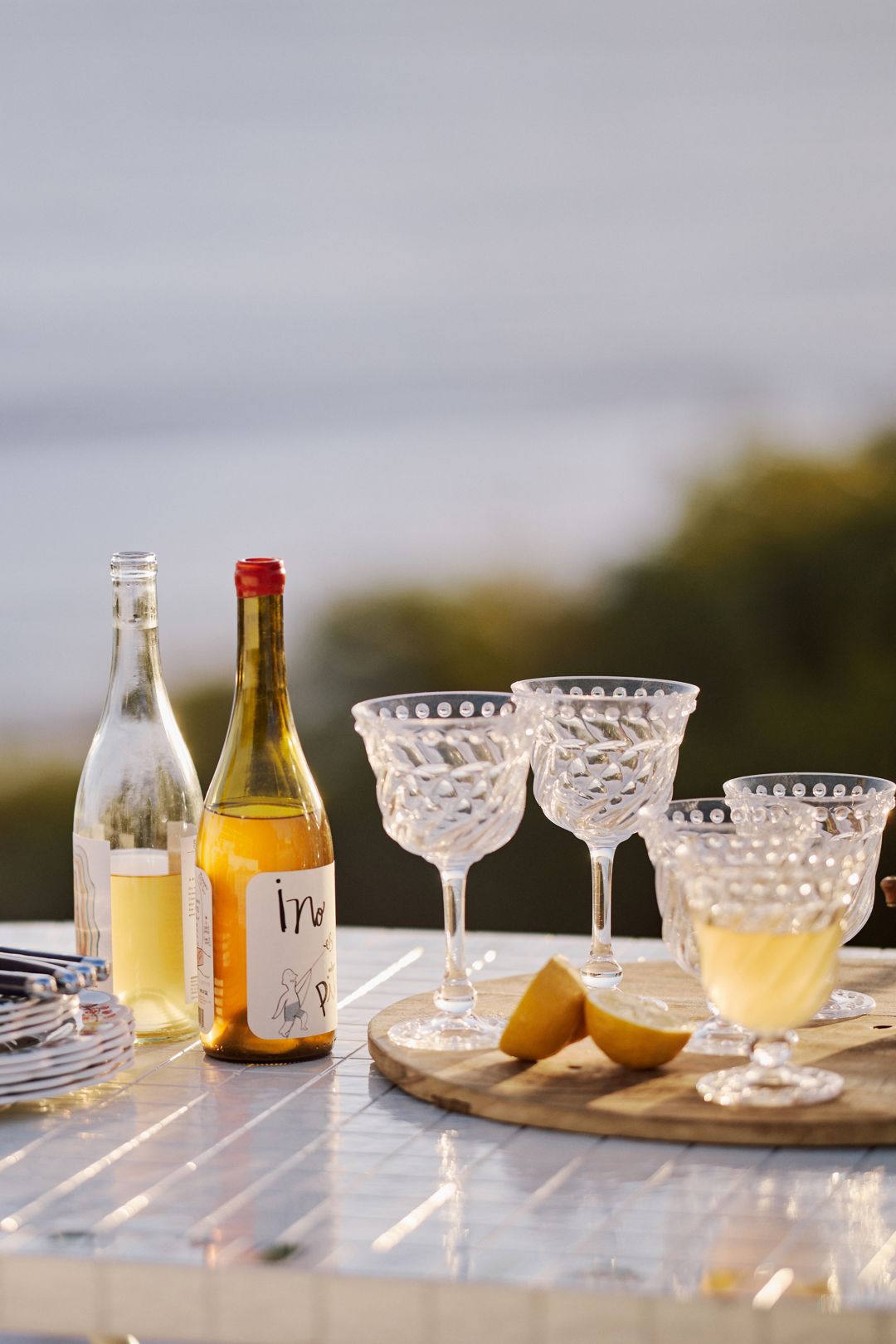 Esther Acrylic Wine Glasses, Set of 4 - Clear, Set Of 4