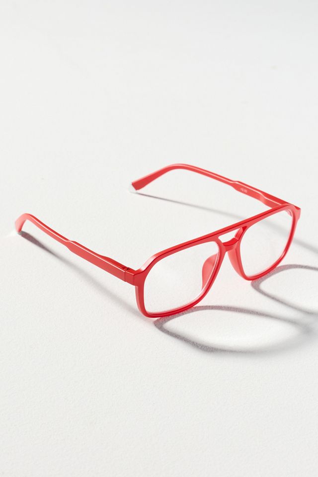Elite Eyewear Flat-Top Aviator Blue Light Readers #1