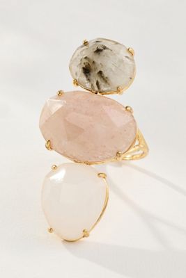 Triple Stone Cocktail Ring