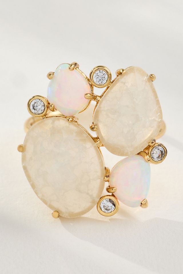 Multi Stone Cocktail Ring #1