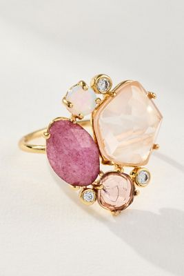 Glam Multi Stone Ring