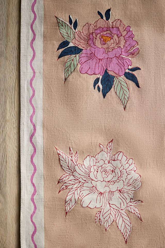 Fuchsia Floral Runner | AnthroHome