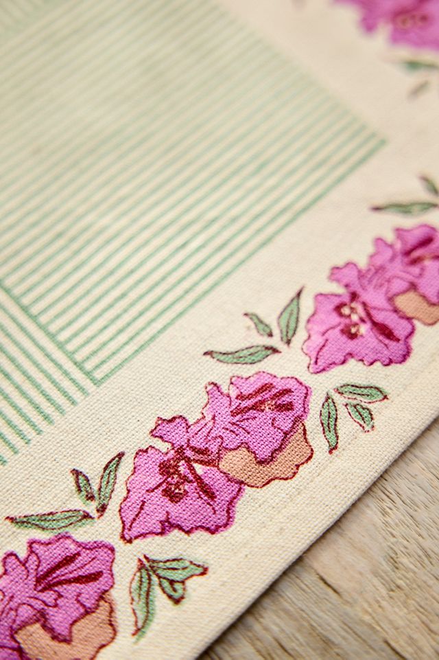 Blossom + Stripe Placemat #1