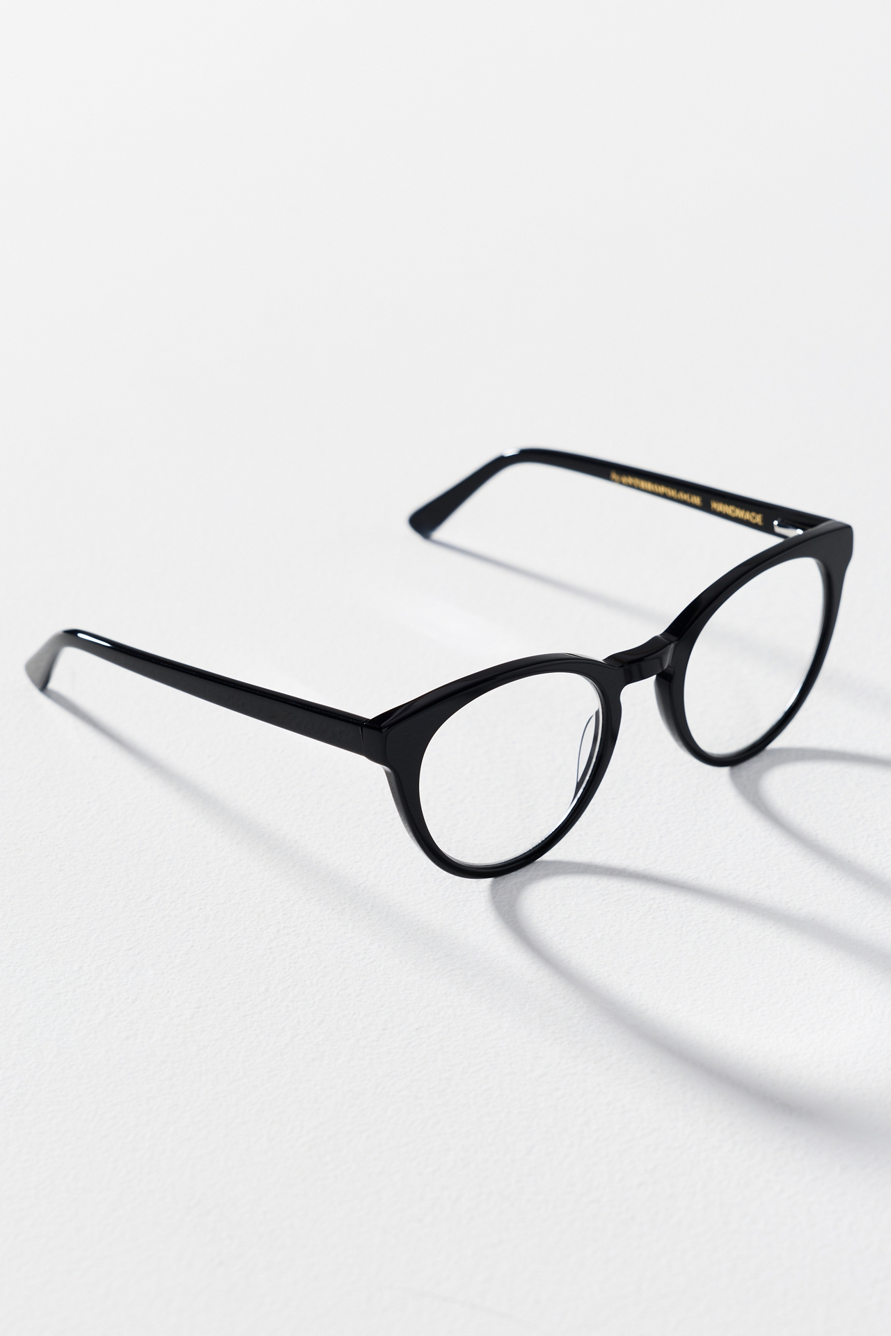 Red Eyewear Circle Cateye Blue Light Readers