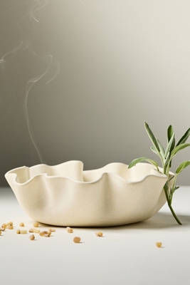 Dumæ Woody Bohemian Ceramic Candle In White