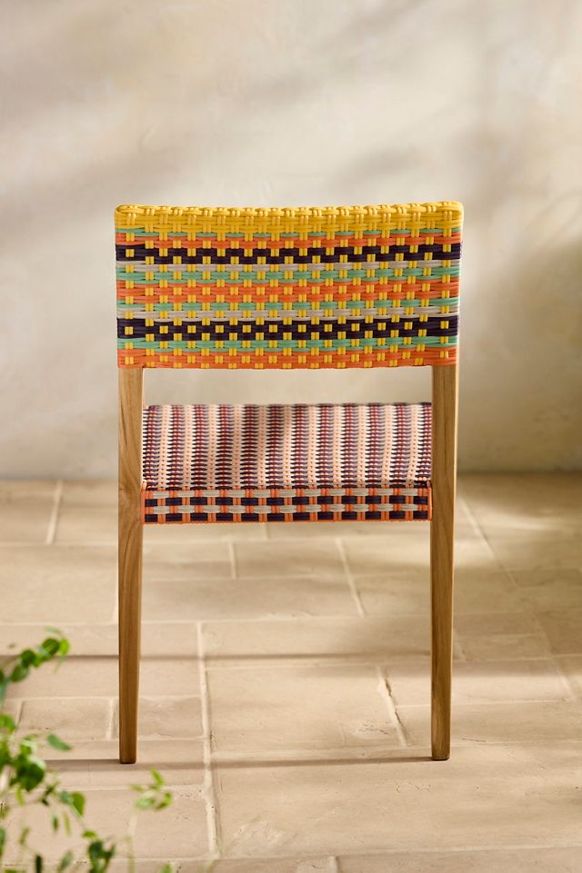 Terrain Havana Wicker & Teak Dining Chair, Global #2