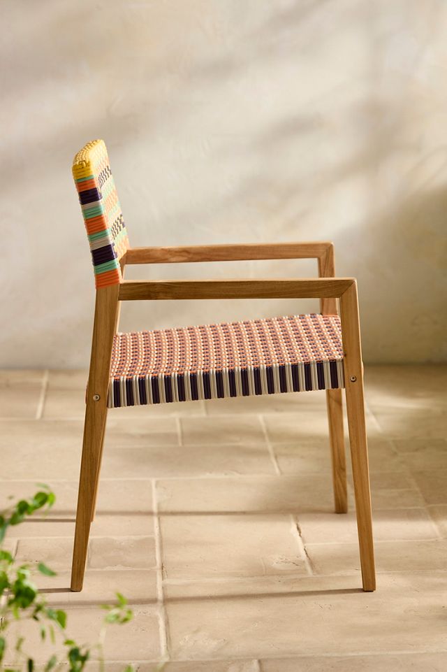 Terrain Havana Wicker & Teak Dining Chair, Global #3