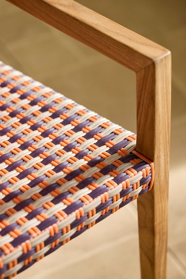 Terrain Havana Wicker & Teak Dining Chair, Global #4