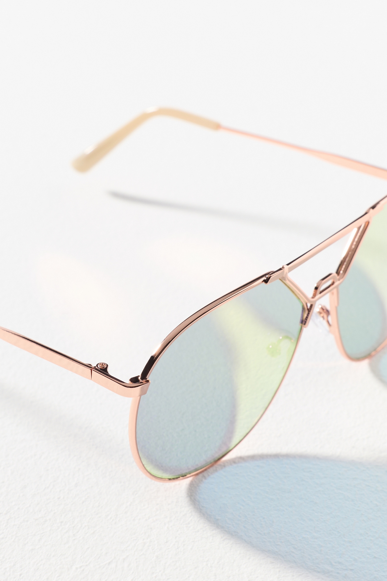 Purple Aviator Sunglasses