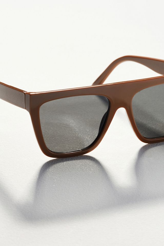 Flat-Top Aviator Sunglasses #2