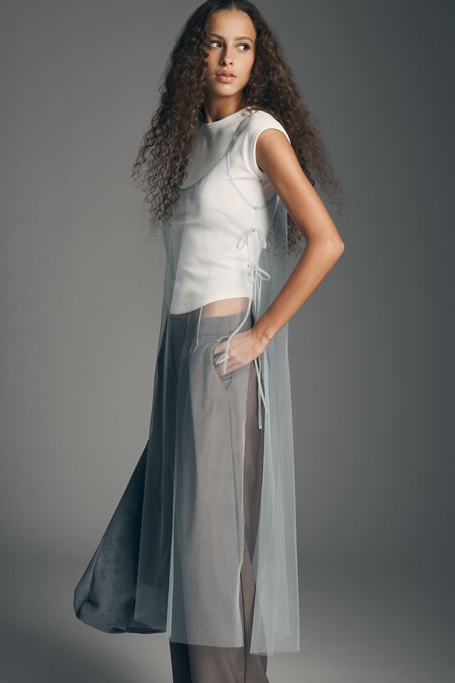 Sunday in Brooklyn Sheer Side Tie Tunic #3