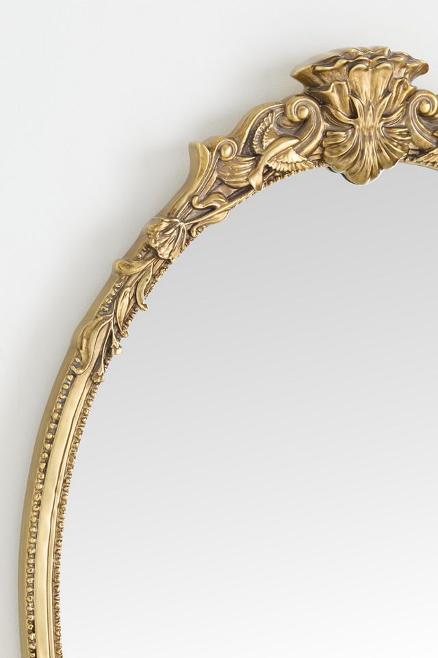 The Vintage Mila Oval Wall Mirror #1