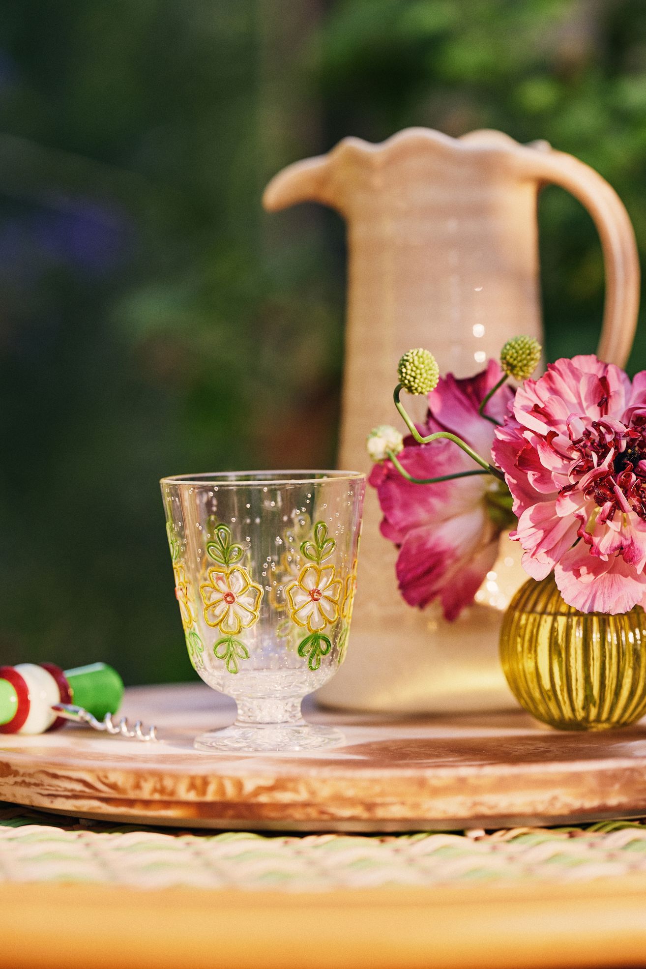 Marta Acrylic Goblets, Set of 2 - CLEAR, Set of 2