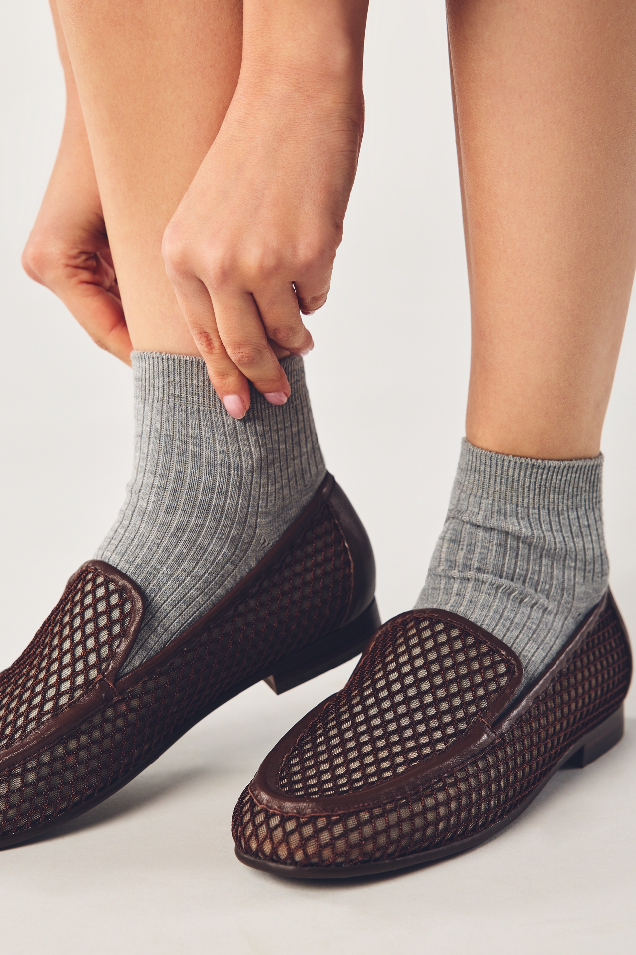 Maeve x Bibi Lou Exclusive Mesh Loafers