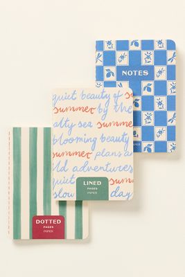 Cuadernos A6 Papier, Juego de 3