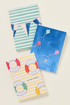 Anthropologie x E. Frances Paper Blue Skies and Summer Vibes Little Notebook Set