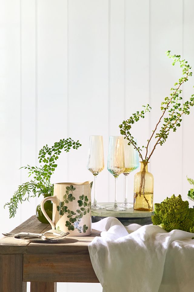 Clover Stoneware Pitcher #3