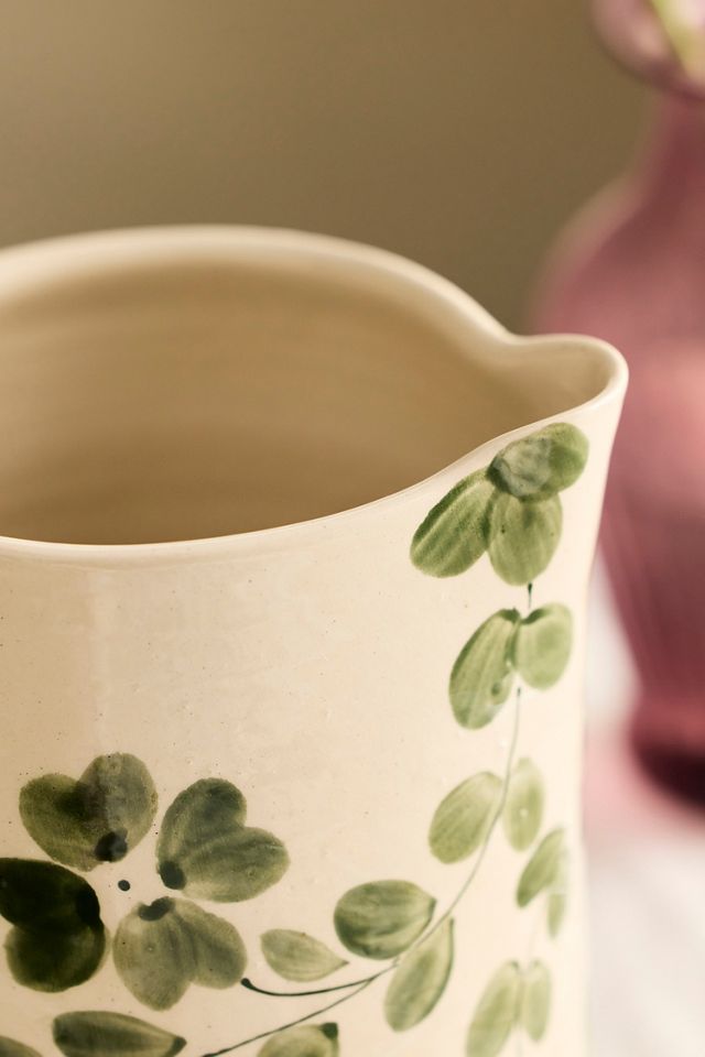 Clover Stoneware Pitcher #2