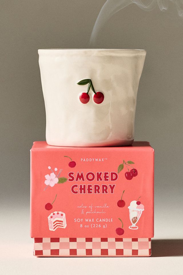 Bistro Cherry Icon Ceramic Candle #2
