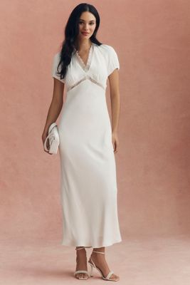 white slip dress Grey Lamé Dress | Reiss Dress