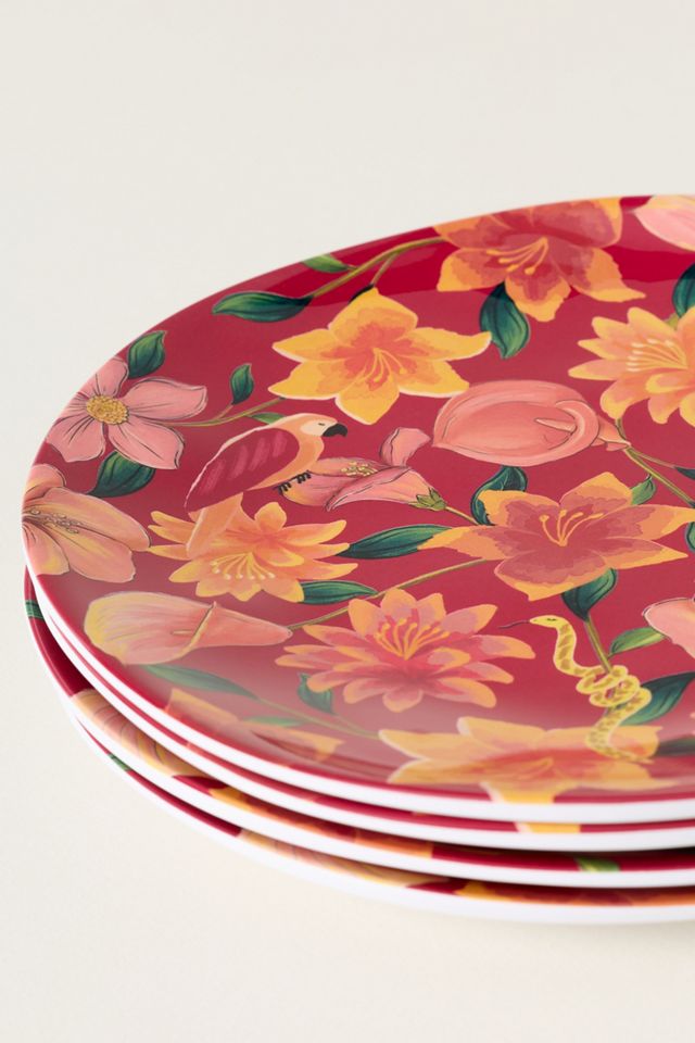 Farm Rio x Anthropologie Melamine Dessert Plates, Set of 4